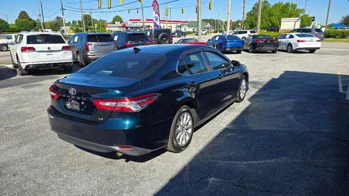 Galactic Aqua Mica 2019 Toyota Camry LE