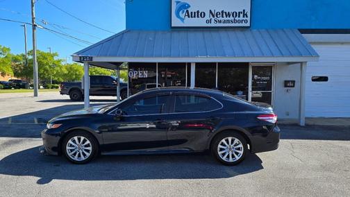 Galactic Aqua Mica 2019 Toyota Camry LE