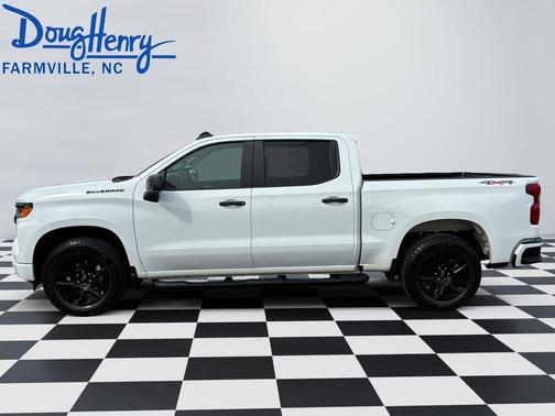 Summit White 2024 Chevrolet Silverado 1500 Custom