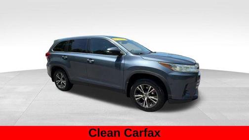 Shoreline Blue Pearl 2019 Toyota Highlander LE