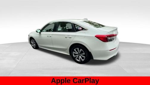 Platinum White Pearl 2024 Honda Civic LX
