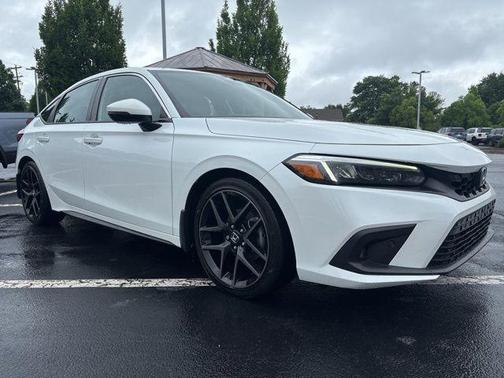Platinum White Pearl 2022 Honda Civic Sport Touring