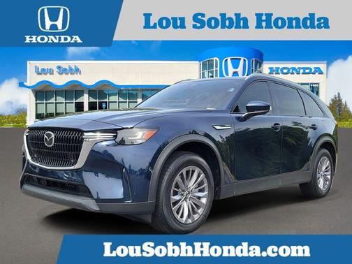Deep Crystal Blue Mica 2025 Mazda CX-90 Preferred