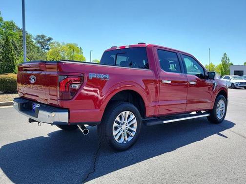 Red Metallic 2024 Ford F-150 Lariat