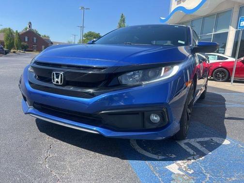 Aegean Blue Metallic 2020 Honda Civic Sport