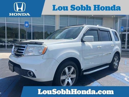 White Diamond Pearl 2014 Honda Pilot Touring