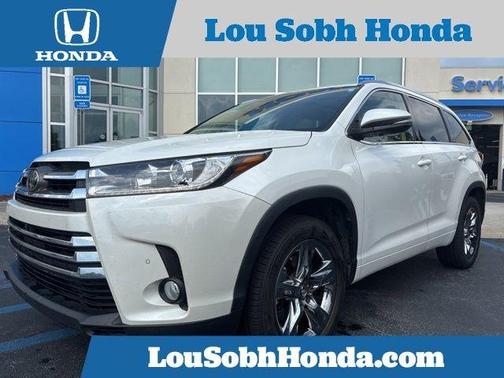 Blizzard Pearl 2018 Toyota Highlander Limited Platinum