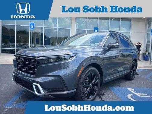Meteorite Gray Metallic 2024 Honda CR-V Hybrid Sport Touring