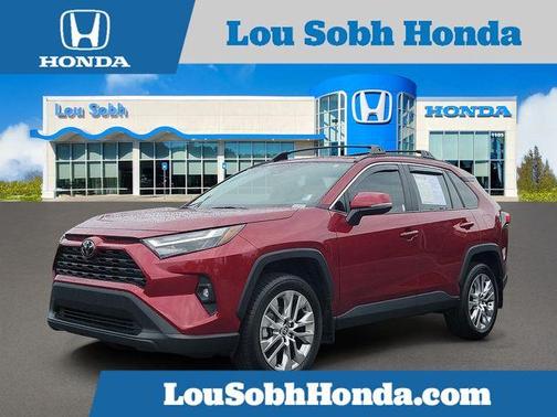 Ruby Flare Pearl 2024 Toyota RAV4 XLE Premium