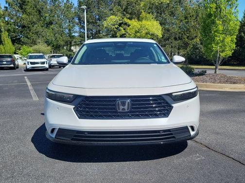 Platinum White Pearl 2024 Honda Accord Hybrid EX-L