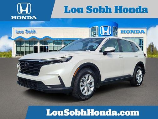 Platinum White Pearl 2024 Honda CR-V LX
