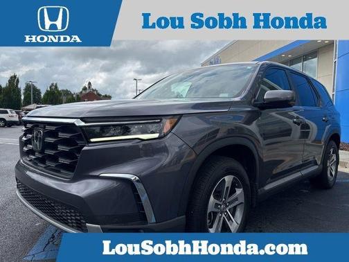 Modern Steel Metallic 2024 Honda Pilot EX-L 7-Passenger