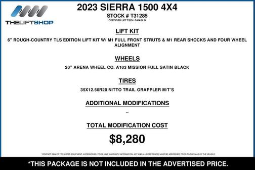 2023 GMC Sierra 1500 SLE