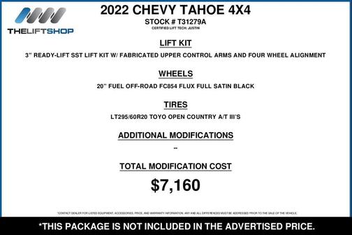 2022 Chevrolet Tahoe 4WD Z71