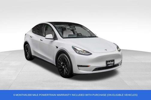 Pearl White Multi-Coat 2024 Tesla Model Y Long Range Dual Motor All-Wheel Drive