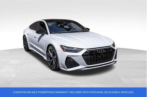 Glacier White Metallic 2023 Audi RS 7 4.0T
