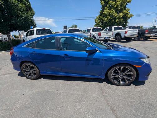 Aegean Blue Metallic 2021 Honda Civic Sport