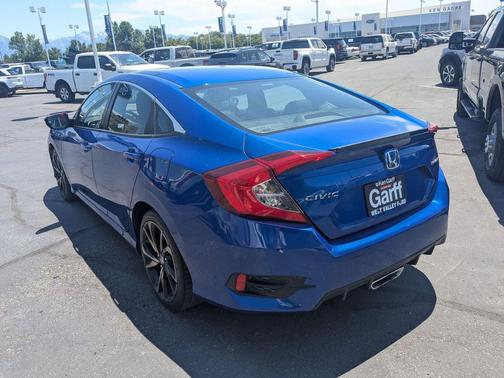 Aegean Blue Metallic 2021 Honda Civic Sport