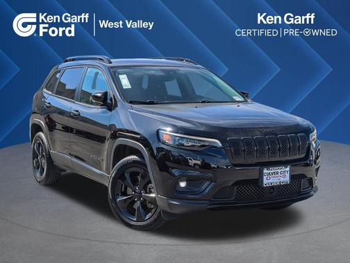 Diamond Black Crystal Pearlcoat 2021 Jeep Cherokee Altitude