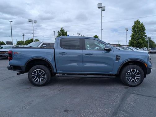 Azure Gray Metallic 2024 Ford Ranger LARIAT