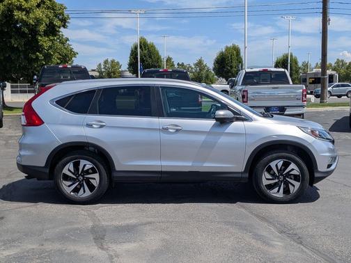 Alabaster Silver Metallic 2015 Honda CR-V Touring