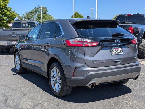 Gray Metallic 2024 Ford Edge Titanium