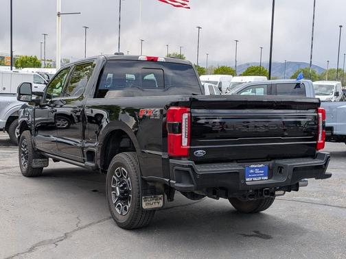 Agate Black Metallic 2025 Ford F-350 Platinum