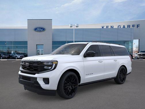Star White Metallic Tri-Coat 2026 Ford Expedition Max Platinum