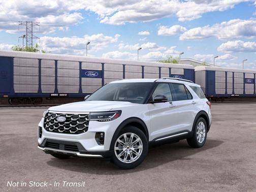 Star White Metallic Tri-Coat 2027 Ford Explorer Platinum