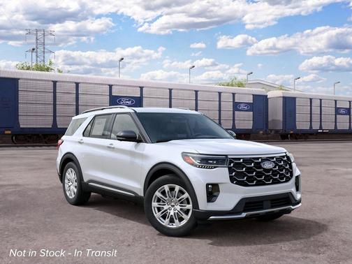 Star White Metallic Tri-Coat 2027 Ford Explorer Platinum
