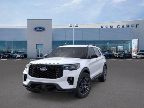 Star White Metallic Tri-Coat 2026 Ford Explorer ST