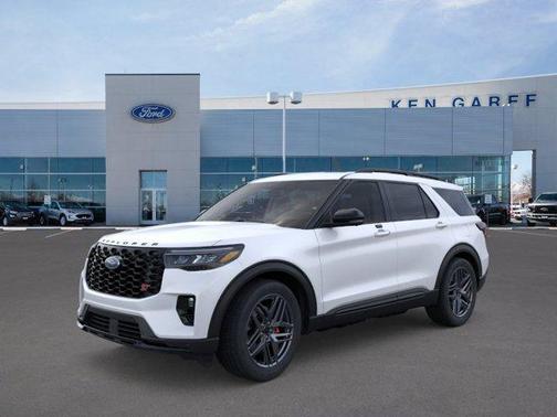 Star White Metallic Tri-Coat 2026 Ford Explorer ST