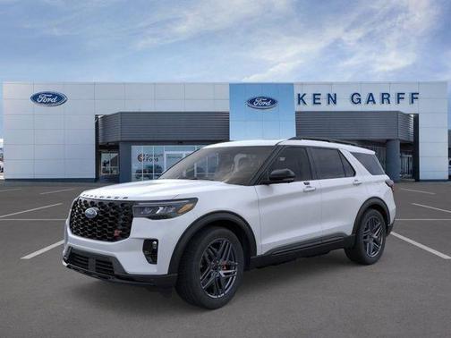 Space White Metallic 2026 Ford Explorer ST