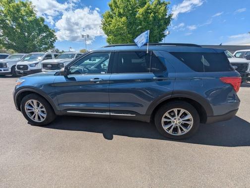 BLUE METALLIC 2020 Ford Explorer XLT