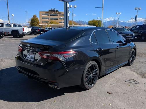 Midnight Black Metallic 2022 Toyota Camry XSE