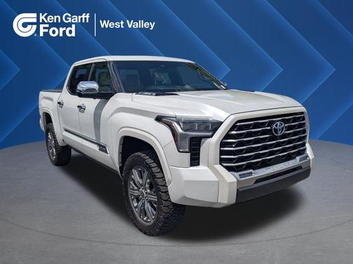 White 2022 Toyota Tundra Capstone Hybrid