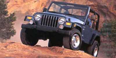 Blue 2001 Jeep Wrangler Sport