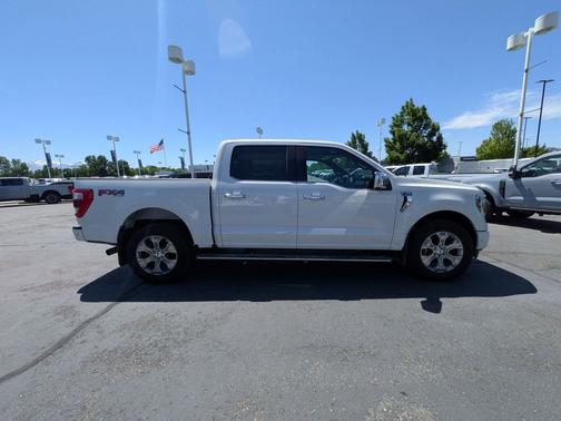 Star White Metallic Tri-Coat 2023 Ford F-150 Platinum