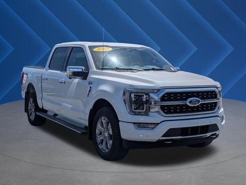 Star White Metallic Tri-Coat 2023 Ford F-150 Platinum