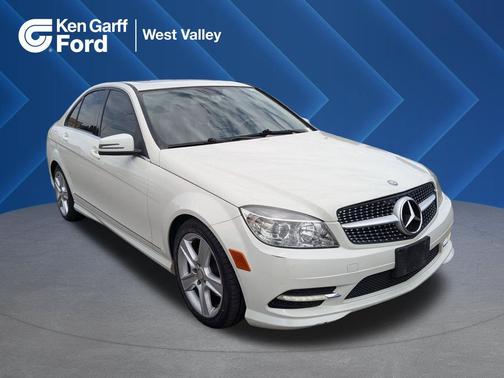White 2011 Mercedes-Benz C-Class C 300