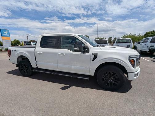 Star White Metallic Tri-Coat 2024 Ford F-150 Platinum
