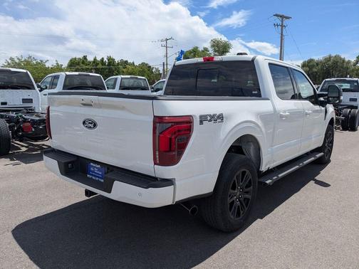 Star White Metallic Tri-Coat 2024 Ford F-150 Platinum