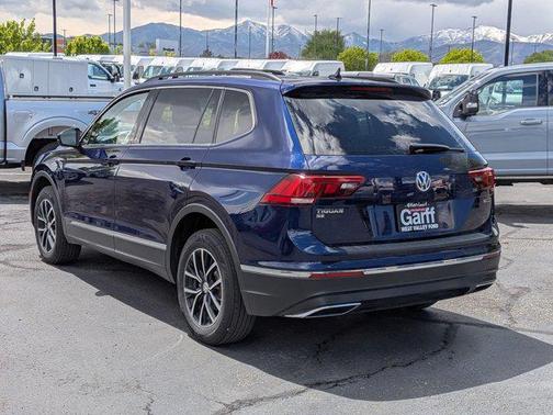 Atlantic Blue Metallic 2021 Volkswagen Tiguan 2.0T SE 4MOTION