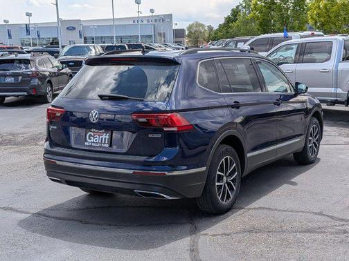 Atlantic Blue Metallic 2021 Volkswagen Tiguan 2.0T SE 4MOTION