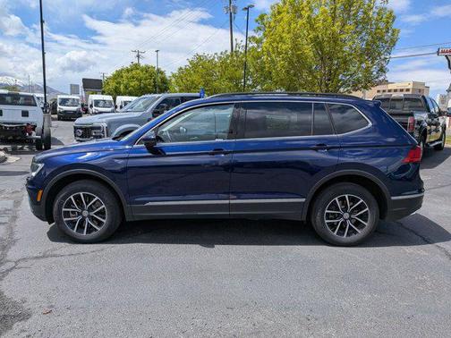 Atlantic Blue Metallic 2021 Volkswagen Tiguan 2.0T SE 4MOTION
