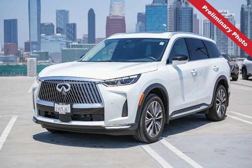 Radiant White 2026 INFINITI QX60 LUXE