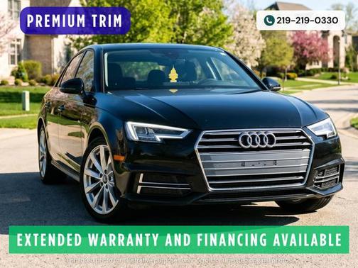 Black 2017 Audi A4 2.0T Premium
