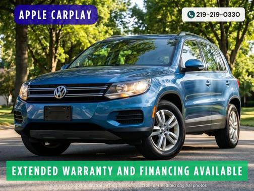 Pacific Blue Metallic 2017 Volkswagen Tiguan 2.0T S