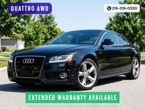 Brilliant Black 2009 Audi A5 Coupe with Tiptronic