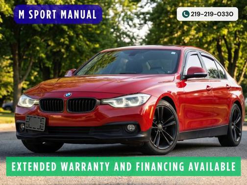 Red 2016 BMW 320 i